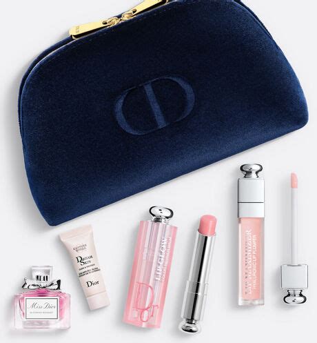 dior creme set|dior makeup bag gift set.